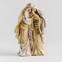Figura Święta Rodzina Glamour złota Maryja z Dzieciątkiem i Józefem
