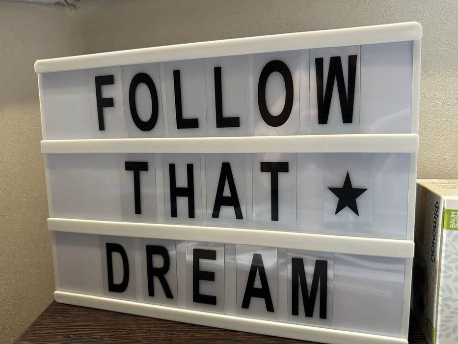 Ночник лайтбокс Light Box з буквами