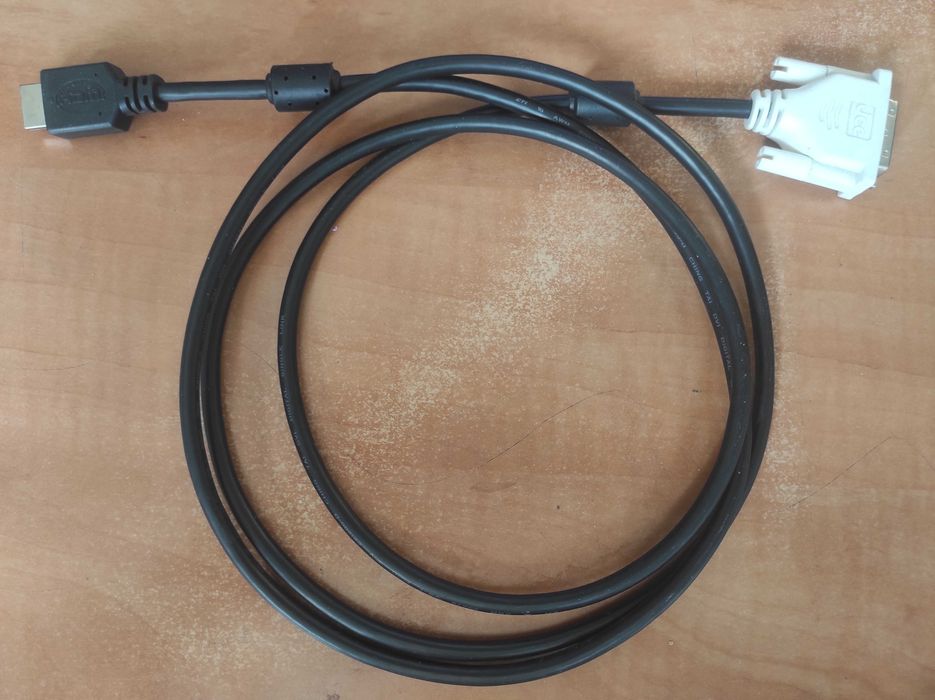Кабель мультимедійний HDMI to DVI (18+1 pin) 1.8m Jcc
