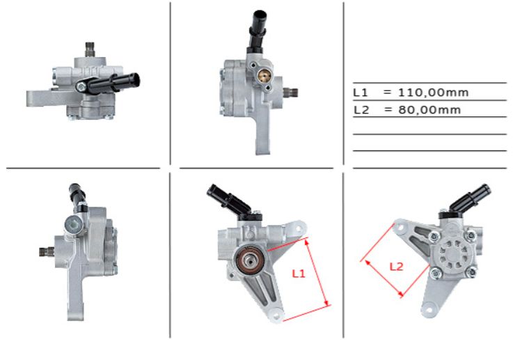 Pompa wspomagania Acura Mdx, Honda Ridgeline, Honda Accord, Honda Odys