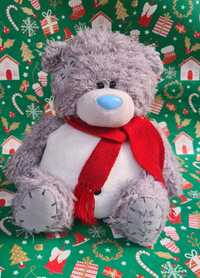 Тедді у костюмі сніговика кекса ведмедик Тедді подарунок на Миколая мі