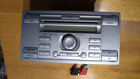 Oryginalne radio do Forda 6000CD z kodem | Ramka
