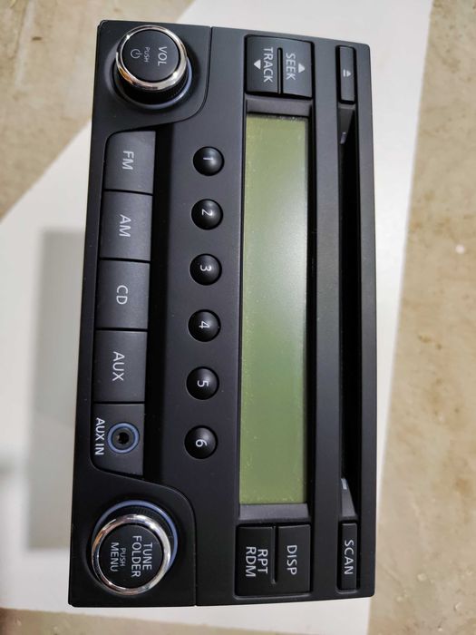 Магнітола штатна оригінал Nissan Micra k13, 2018 рік (Ніссан Мікра)