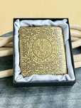 Papierośnica pudełko metalowe retro vintage box krzyż cross upominek