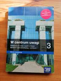 W centrum uwagi 3 - podręcznik do Wiedzy o społeczeństwie, Nowa Era