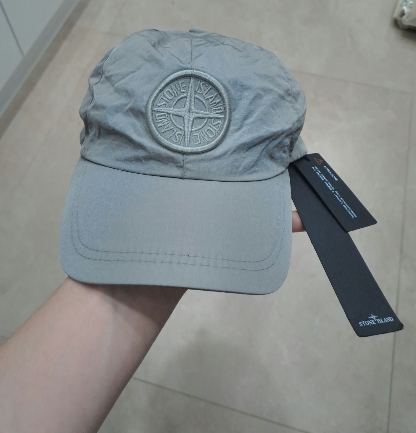 Непромокаемая кепка Stone Island (стоник стон айленд)