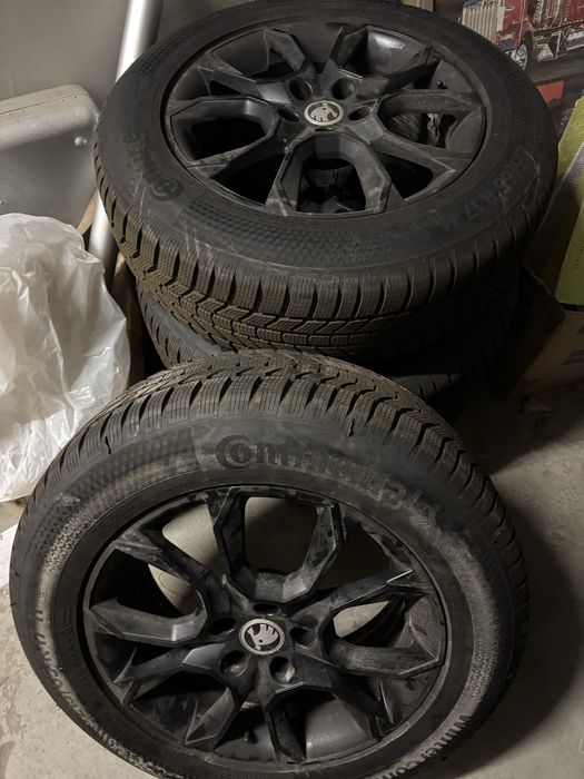 Нові диски 5х112 R17 з новою резиною Continental WinterContact TS870P