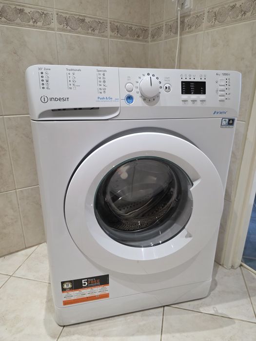 REZERWACJA Pralka Indesit BWSA61051WEUN 6 kg 1000 obr. SLIM 42,5 cm ja