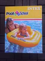 Fotelik kółko do nauki pływania intex pool school