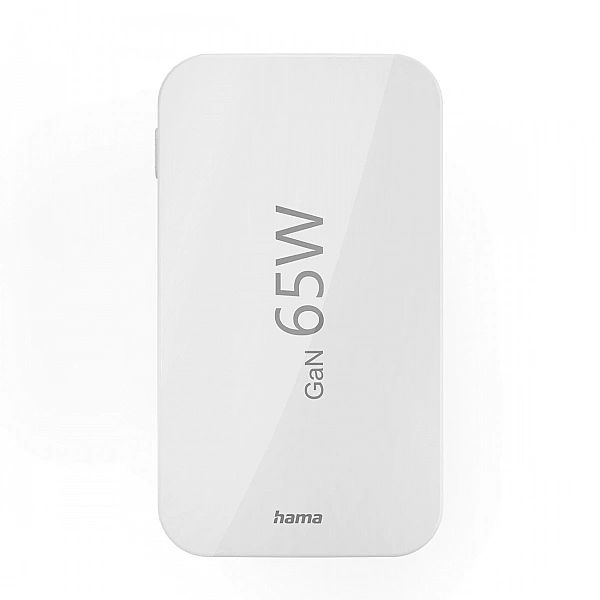 Ładowarka Hama GaN 65W 2x USB-C 1x USB-A składana - biała