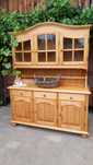 Drewniany kredens sosnowy, lakierowany , styl rustykalno-wiejski,