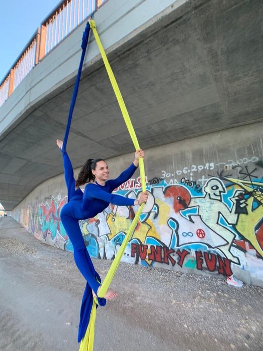 Вертлюг для повітряних полотен і гамака. Машинка вращения для полотен.