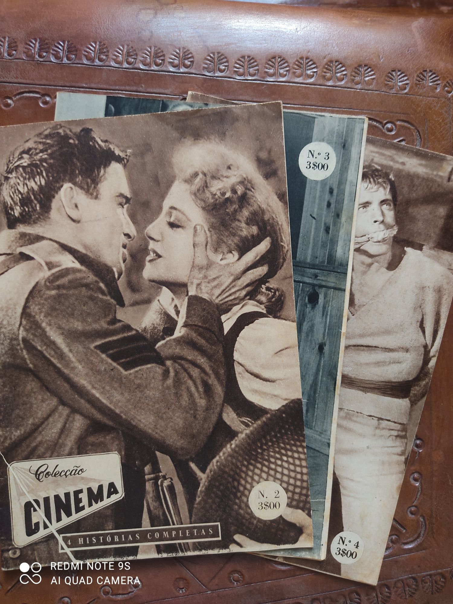 Coleção cinema da revista Plateia. Número 2,3,4, ano 1954