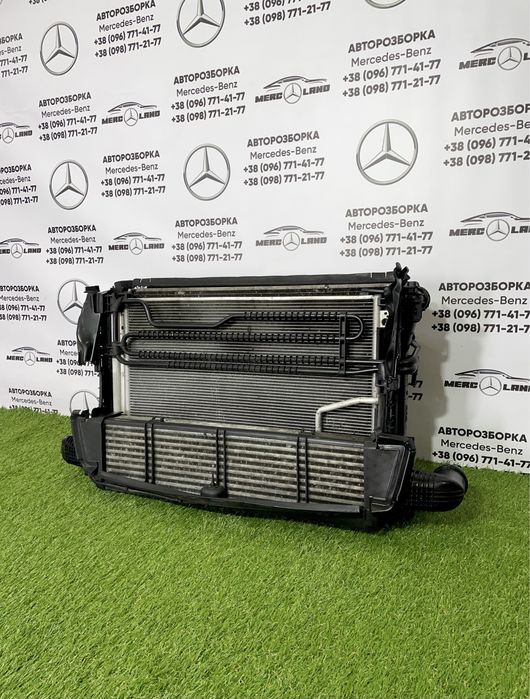 Касета радіаторів 2.2 om651 Mercedes w212 w204 радіатор вентилятор