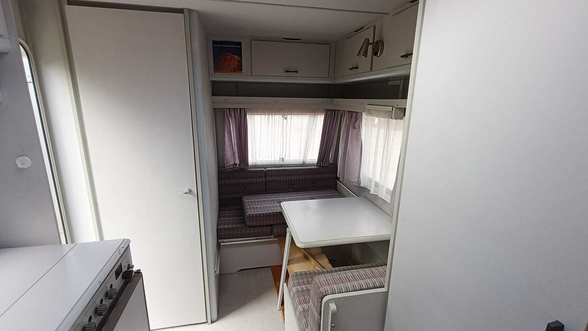 Rezerwacja przyczepa kempingowa KIP KL 42T po remoncie + przedsionek +