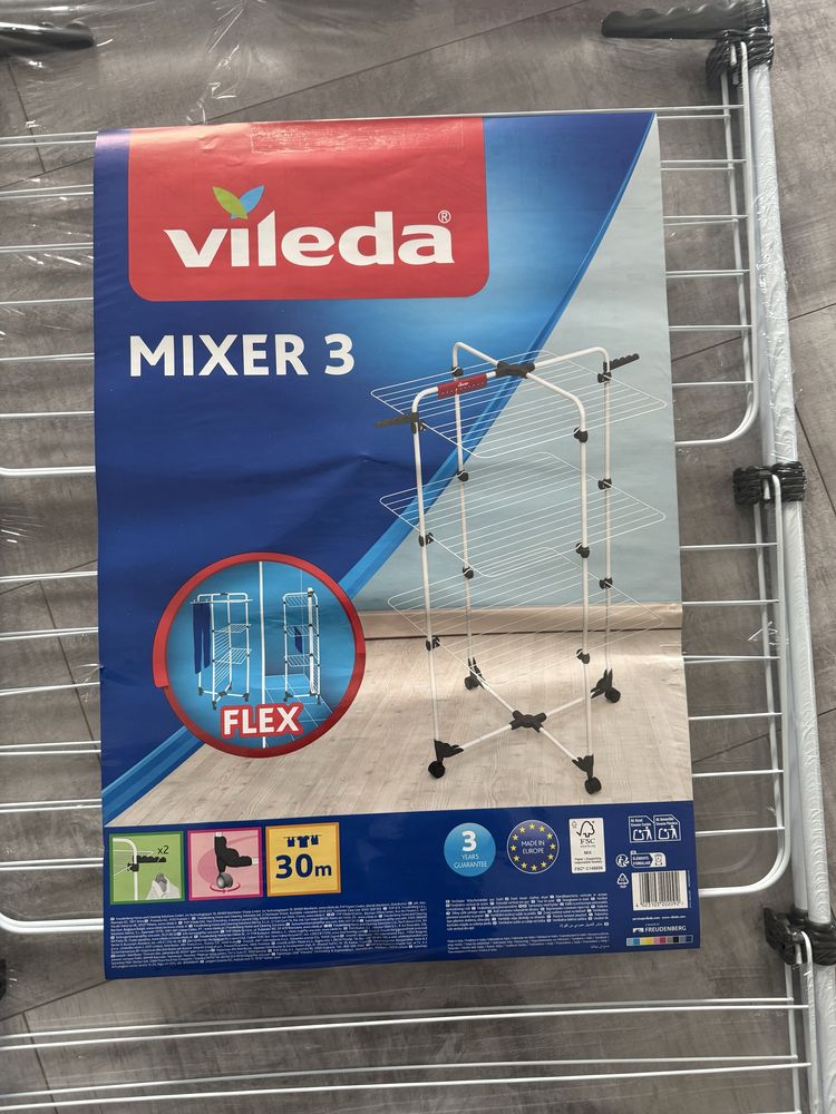 Nowa suszarka do ubran Vileda Mixer 3 gwarancja