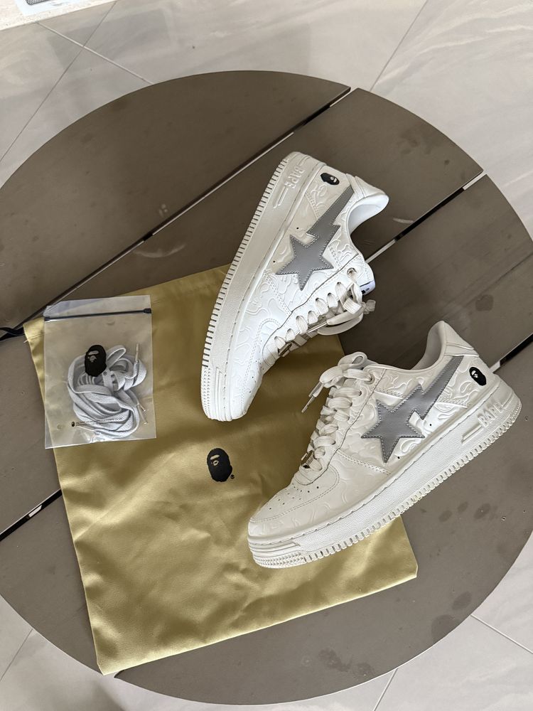 Bapesta A Bathing Ape Bape Sta Low Line Camo White bapestar