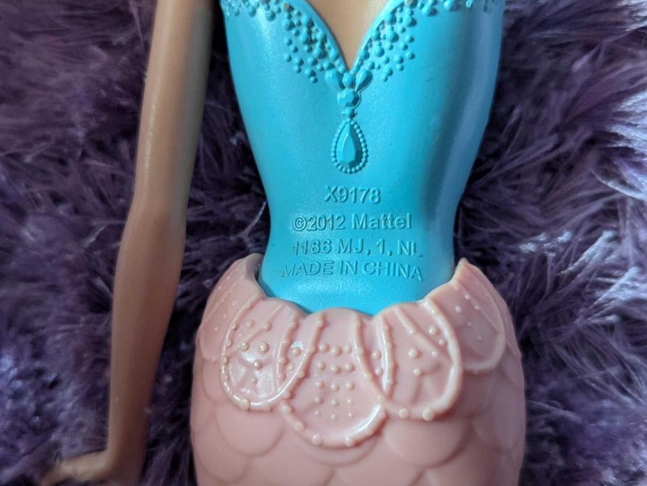Lalka Barbie Syrenka Mattel + akcesoria