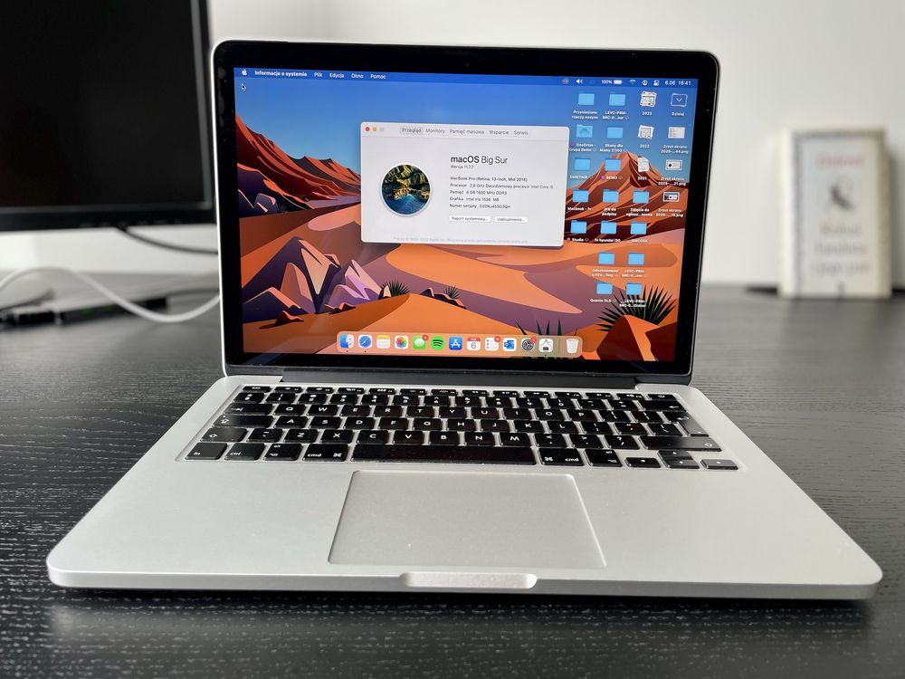 MacBook Pro 13” Retina (Mid 2014) | i5 / 8 GB RAM / SSD | NOWA BATERIA