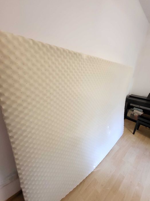 KOMPLET: Łóżko 160x200 – rama sosna + stelaż + materac MultiPocket
