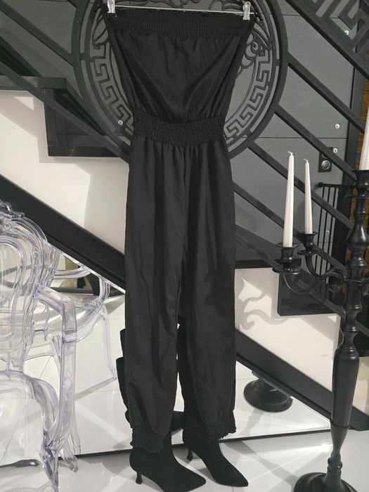 kombinezon czarny na sciągaczach SM