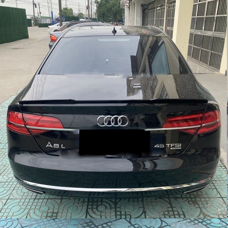Audi A8 D4 Lotka Spoiler Dokładka 2010/2018 Czarny połysk
