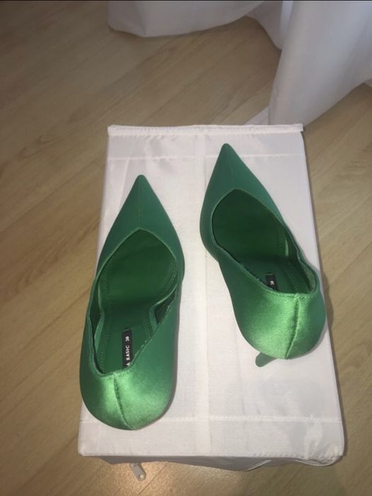 Sapato verde zara