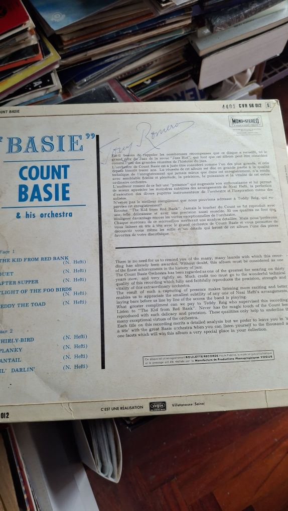 Count Basie , Basie Lp Jazz