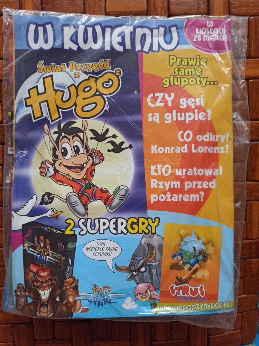 Świat przygód z Hugo magazyn/gazetka(nowe w folii)