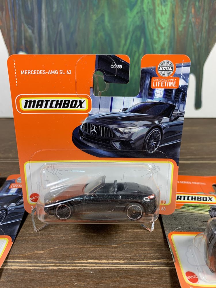 Машинка Matchbox Hot Wheels BMW 3 series Touring, Mercedes-AMG SL 63 +