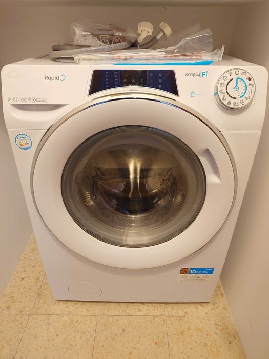 Máquina de Lavar Roupa Candy 8kg 1400 RPM