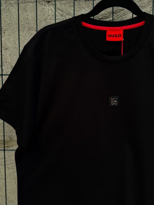 Бавовняна футболка HUGO великих розмірів
