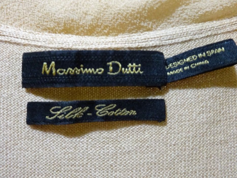 Massimo Dutti sweter beżowy r. M