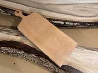 Deska buk do krojenia serwowania rzemieślnicza lite drewno handmade