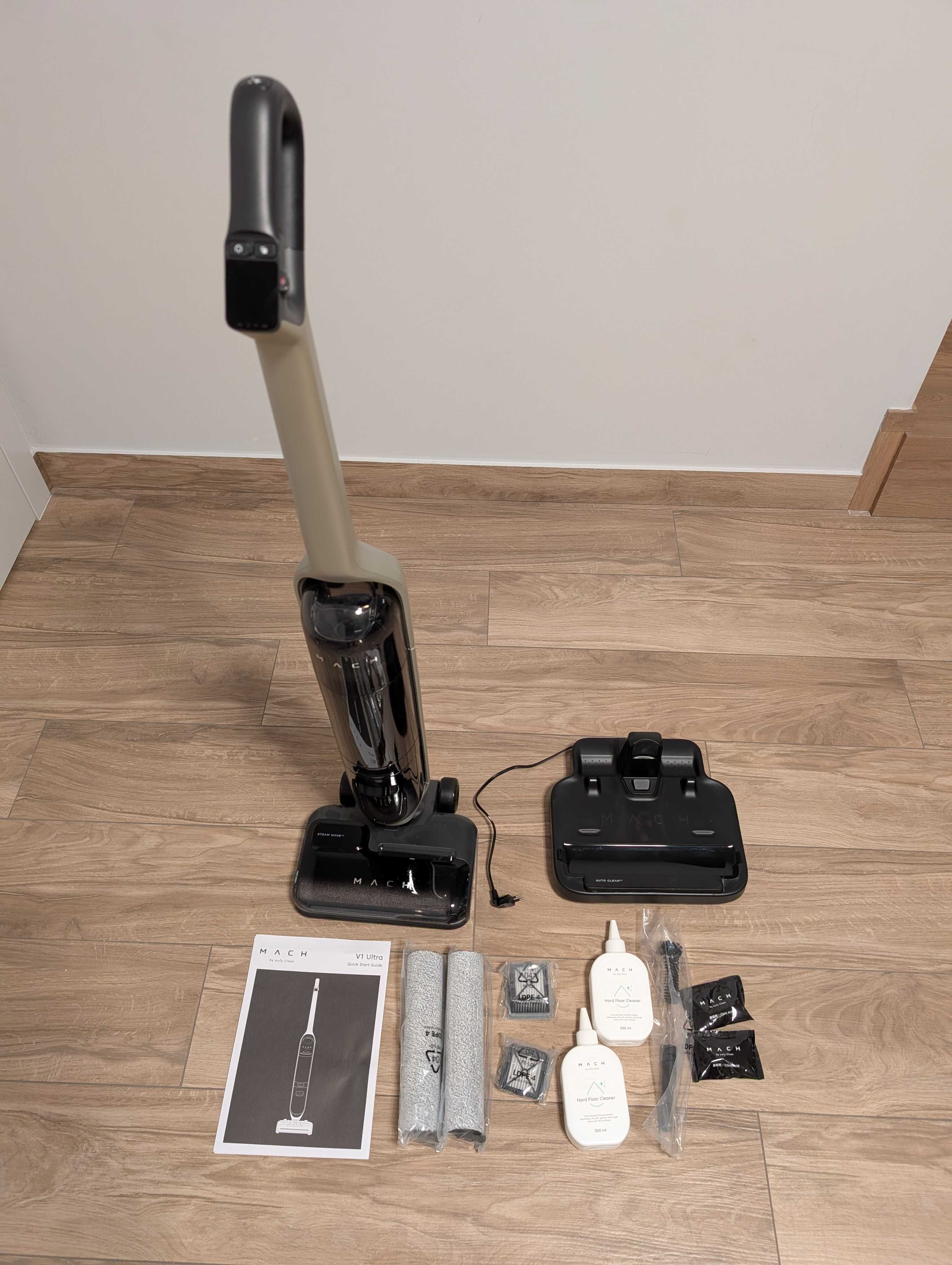 Odkurzacz Eufy MACH V1 Ultra z mopem parowym + akcesoria