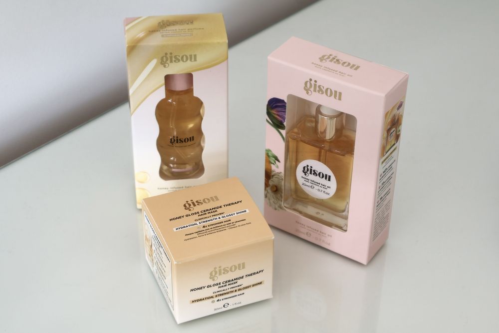 Conjunto Cabelo Gisou Hair Mask, Hair Oil & Perfume – PORTES INCLUÍDOS