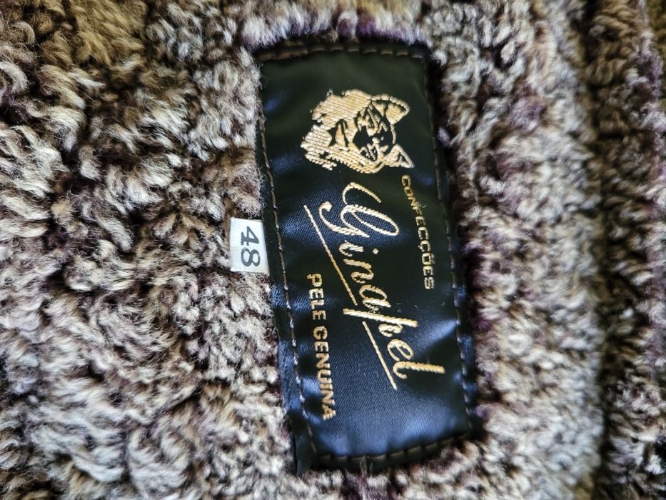 Casaco pele genuína Ginapele