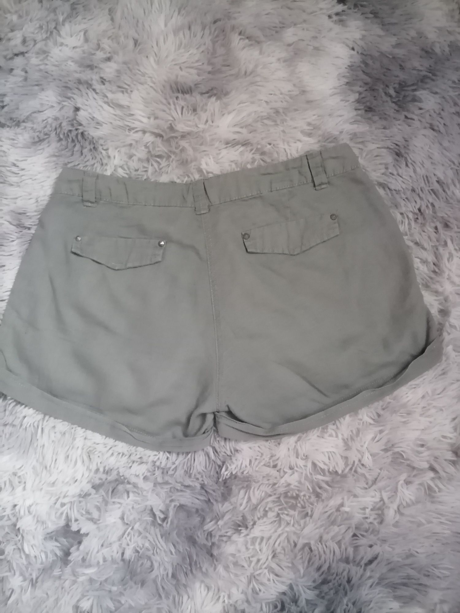 Spodenki damskie lniane khaki Pimkie -M-ka