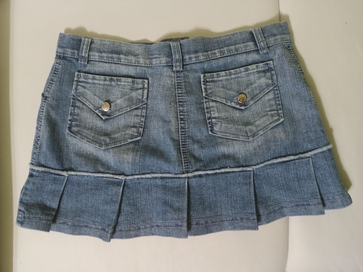 Spódnica jeans krótka