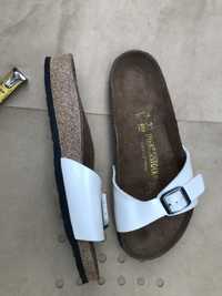 Тапки шльопанці жіночі 37р23см Birkenstock Germany White originaj