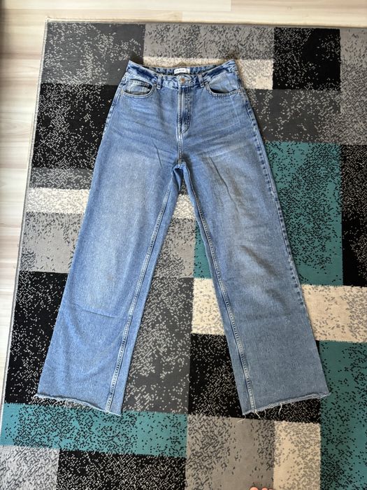 dzinsy wide leg r 38