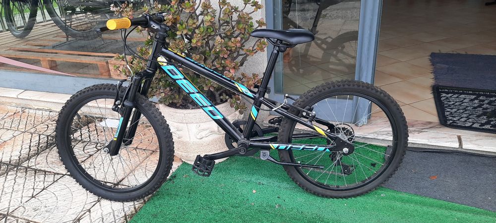 Bicicleta Criança Roda 20” – Alumínio, Suspensão, 6 Velocidades Shiman