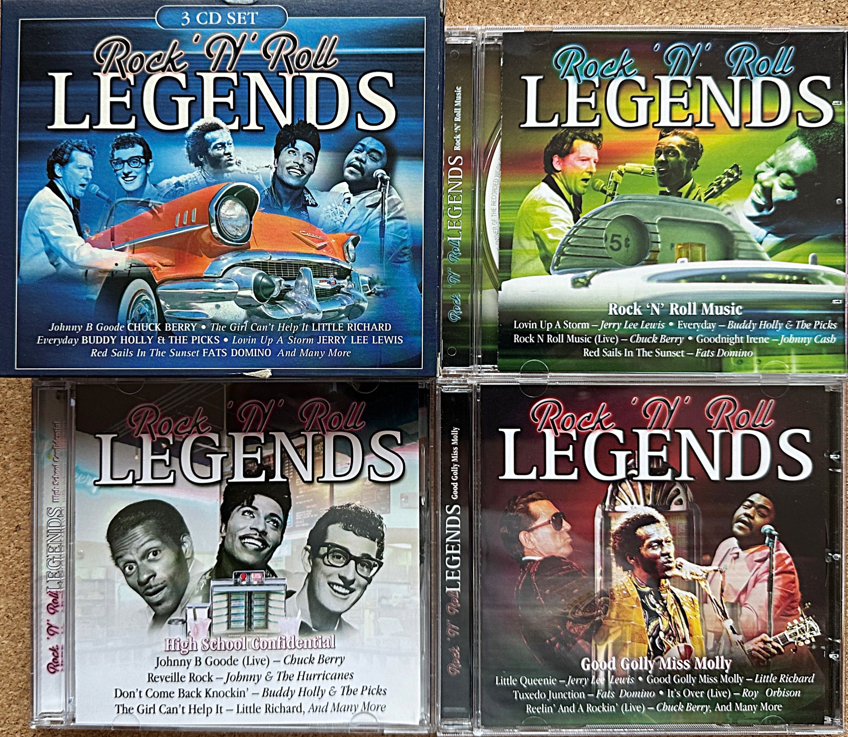 Rock'N'Roll Legends 6 szt CD - 2 kpl po 3 płyty CD