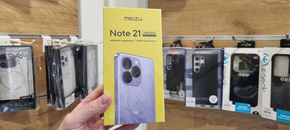 Магазин NEW Meizu Note 21 8/256GB White Оплата частинами Гарантія