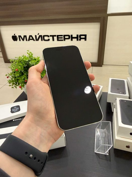 iphone 14 pro max 256 Silver Фізична сім акб 92%  Кредит/Гарантія