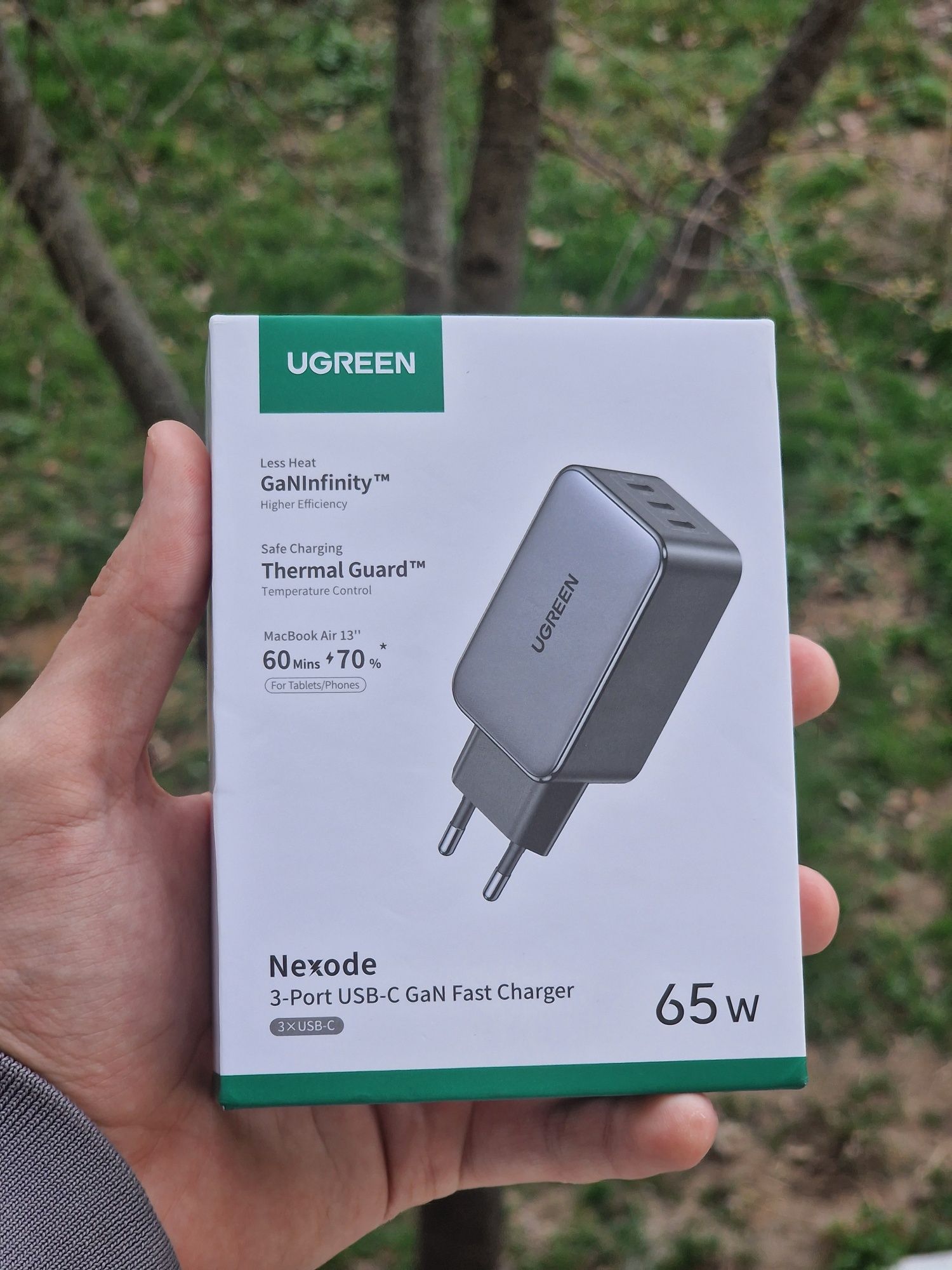 Пауербанк Ugreen 20000mAh 130w ДЛЯ НОУТБУКА
