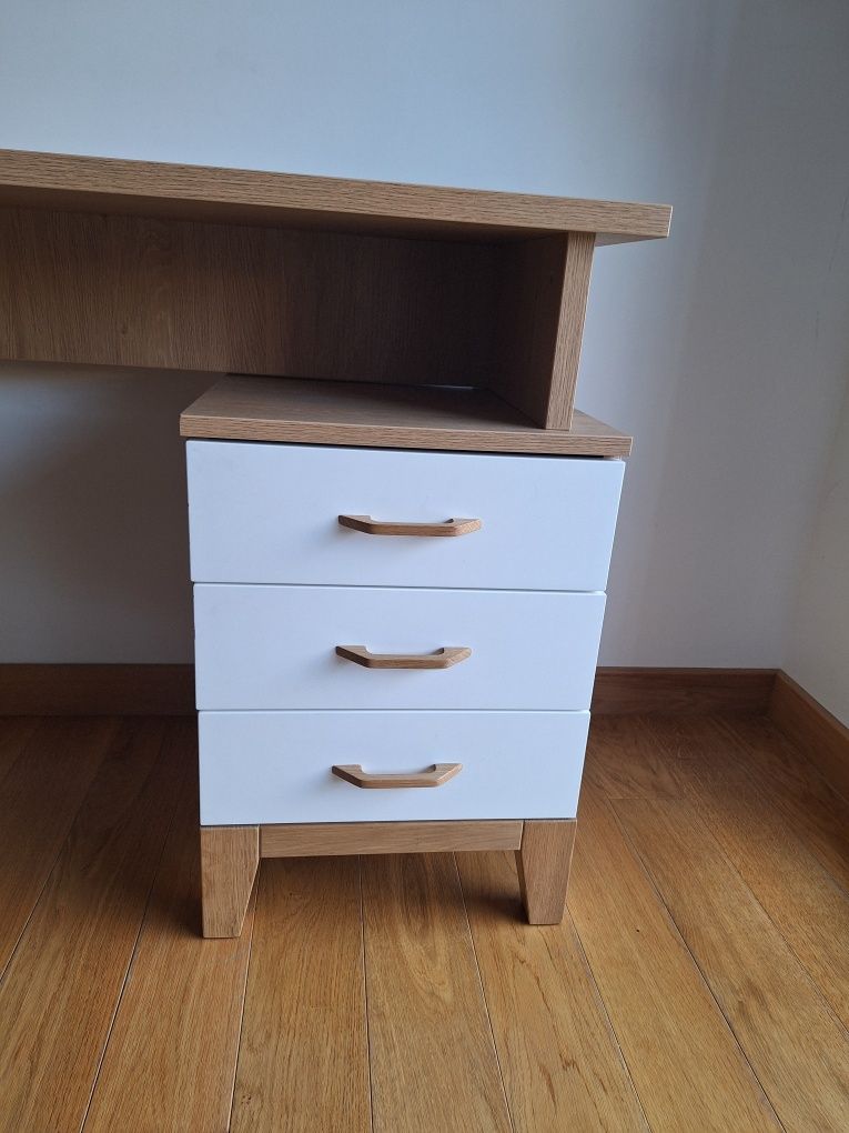 Biurko Meblik Scandi Oak 130 x 45 cm