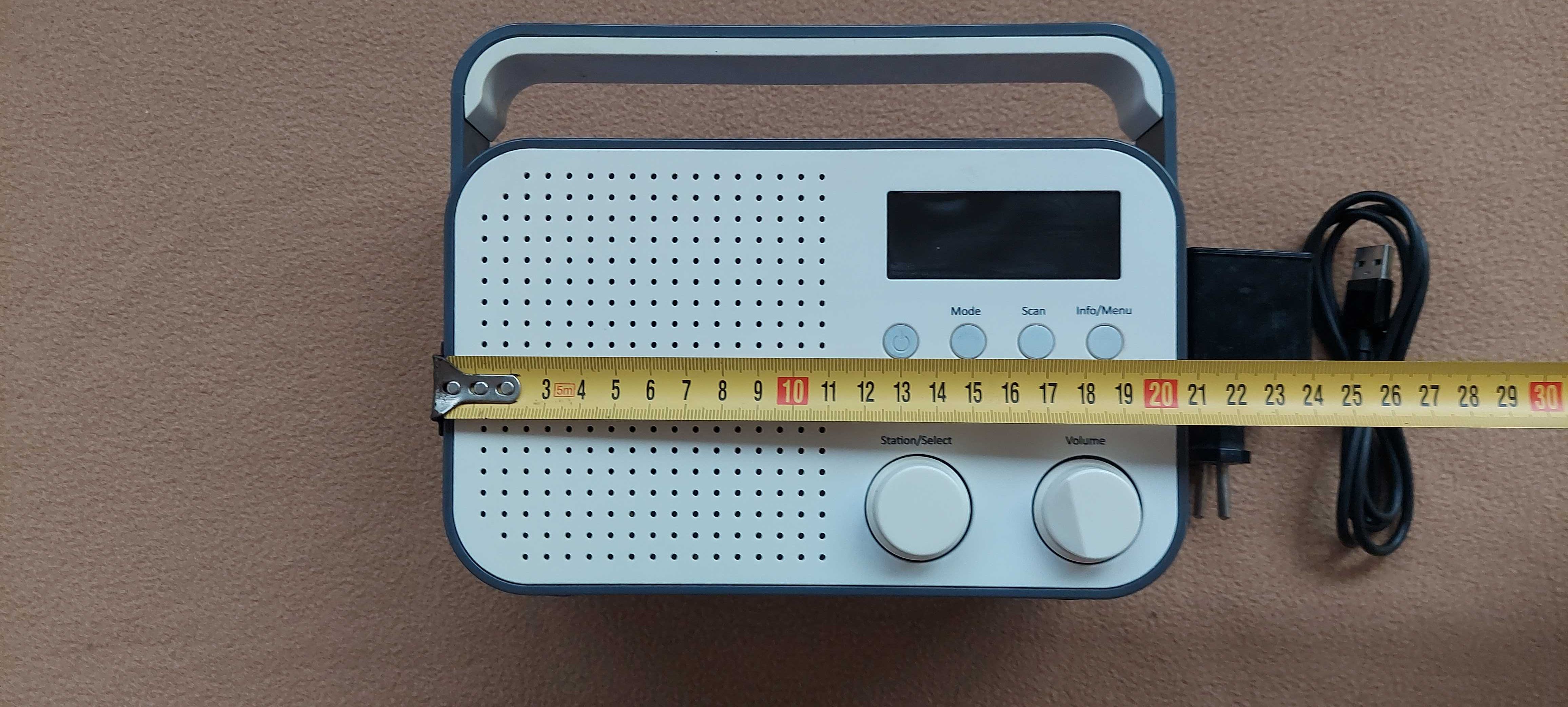 Цифрове радіо DAB FM Tesco DR 1404G 4w LCD Display Grade C крутий звук