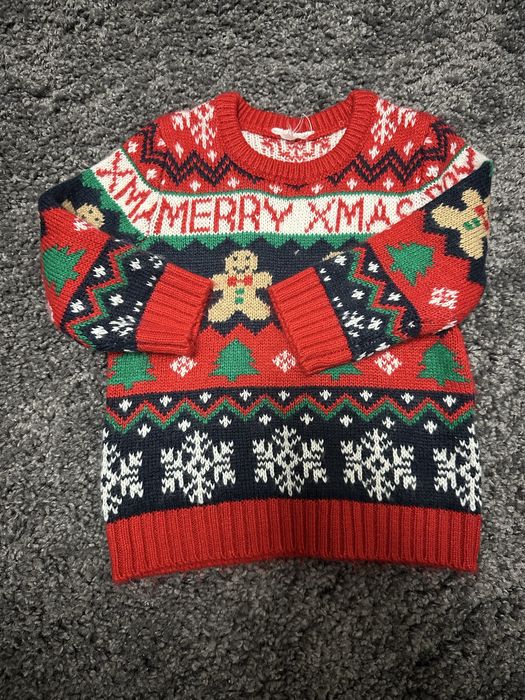 Светр новорічний 74 розмір Next