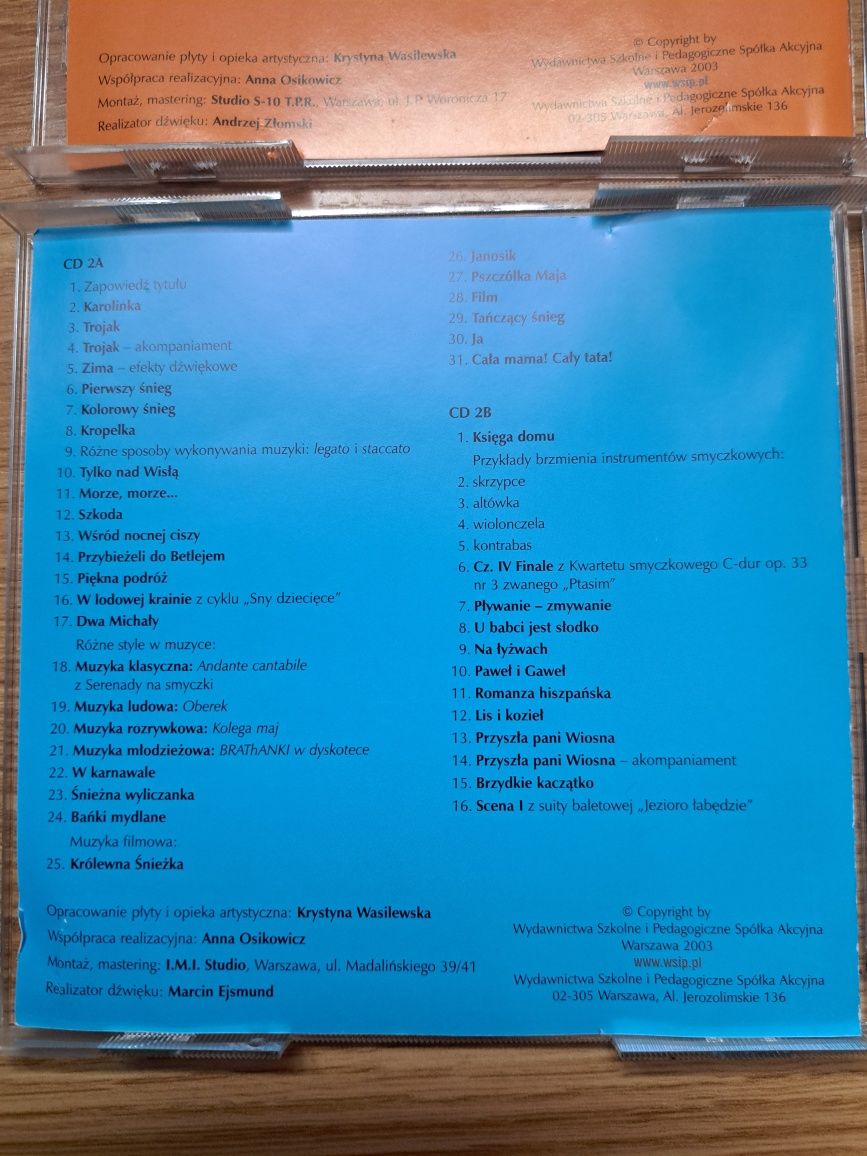 Wesoła szkoła I przyjaciele kl. 3 - płyty CD 2003 r.